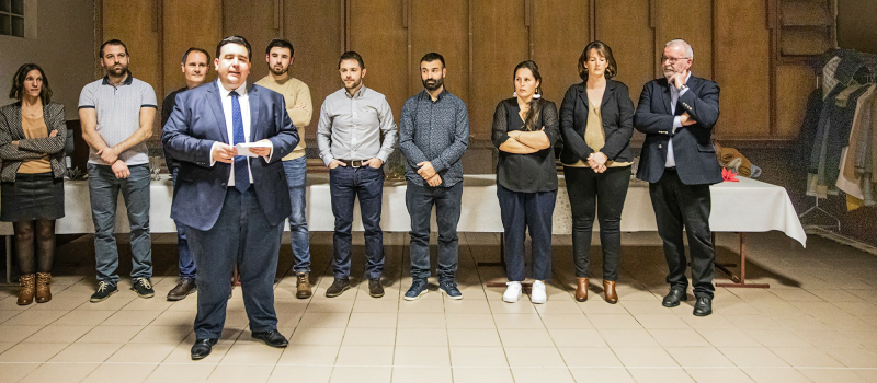Vincent Gouanelle présente des vœux pleins d'allant à Bourrouillan (mis à jour)