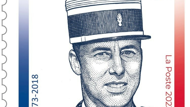 Un timbre à l'effigie du colonel Beltrame