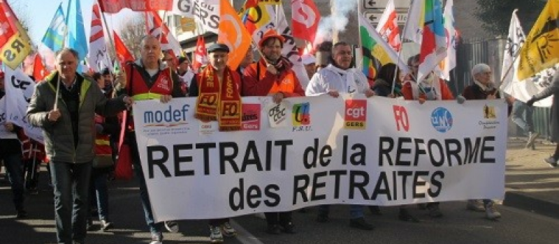 Grosse mobilisation contre la réforme des retraites