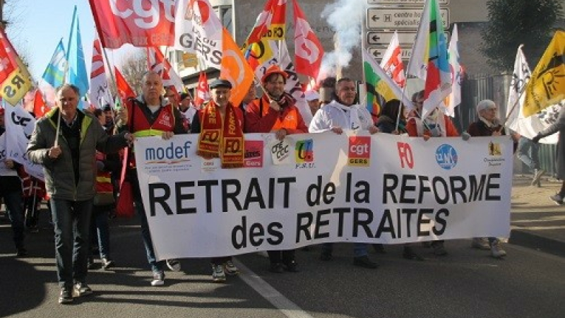 Grosse mobilisation contre la réforme des retraites
