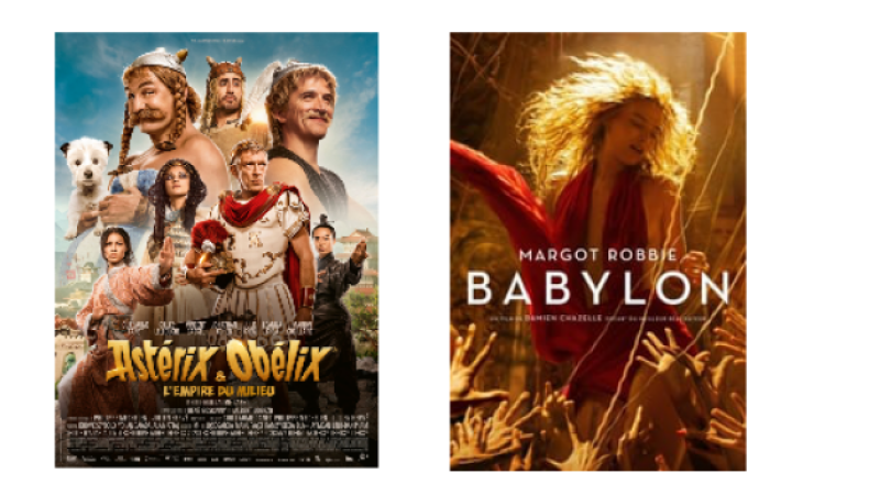 "Astérix" et "Babylon" au cinéma dimanche