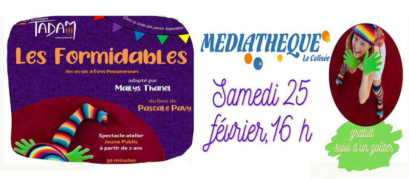 Février à la médiathèque du Colisée