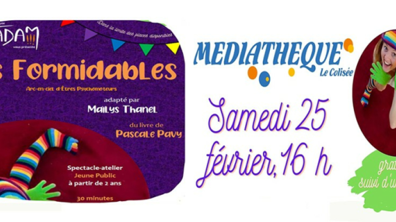 Février à la médiathèque du Colisée