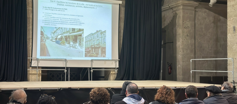Projet de plan de sauvegarde et de mise en valeur (PSMV) présenté aux habitants