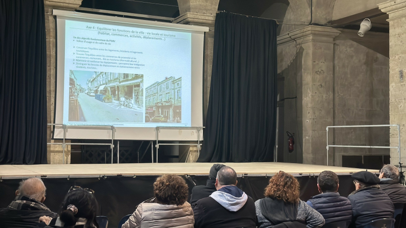 Projet de plan de sauvegarde et de mise en valeur (PSMV) présenté aux habitants