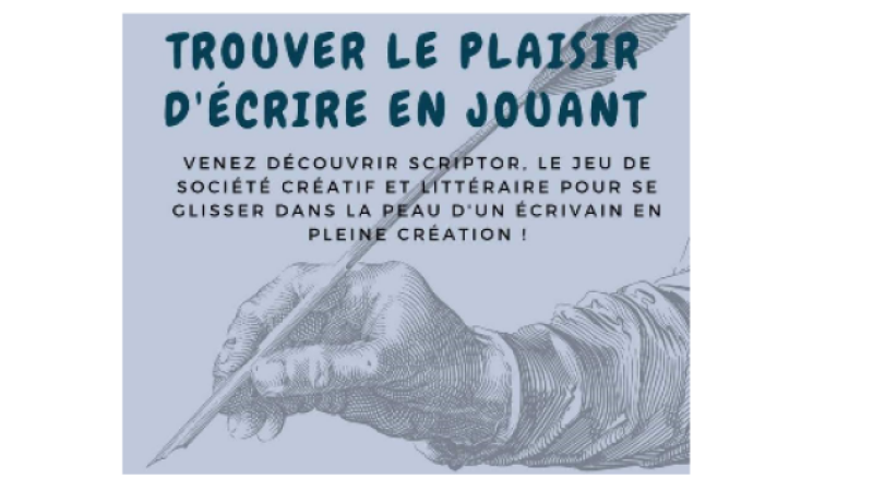 Trouver le plaisir d'écrire en jouant avec le jeu Scriptor