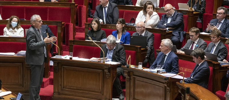 Gabriel Attal, Ministre de l'Action et des Comptes publics, en visite dans le Gers