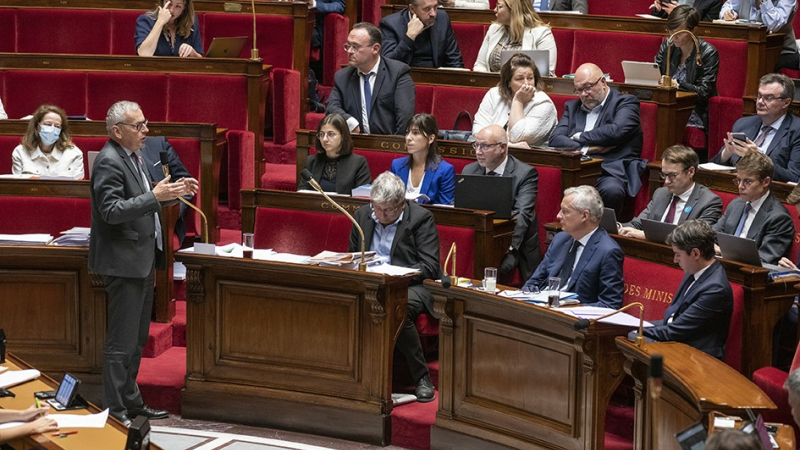 Gabriel Attal, Ministre de l'Action et des Comptes publics, en visite dans le Gers