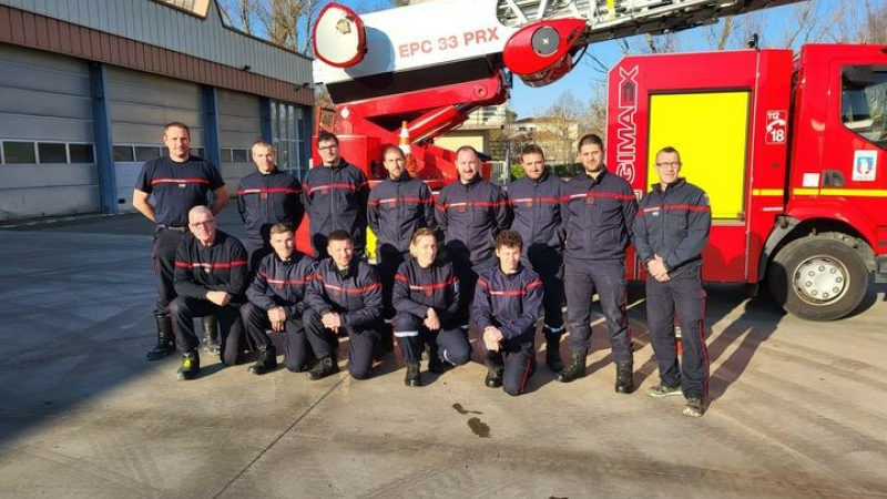 SDIS 32 : formation de chef d'équipe dont le caporal vicois Florian Garoussia