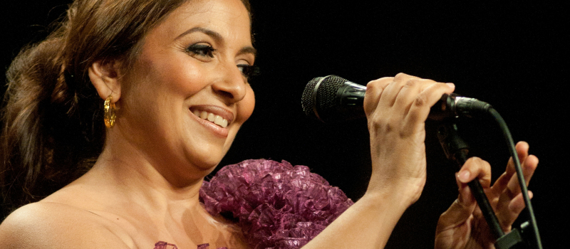 Montse Cortes à l'Astrada en avant première du festival Welcome in Tziganie