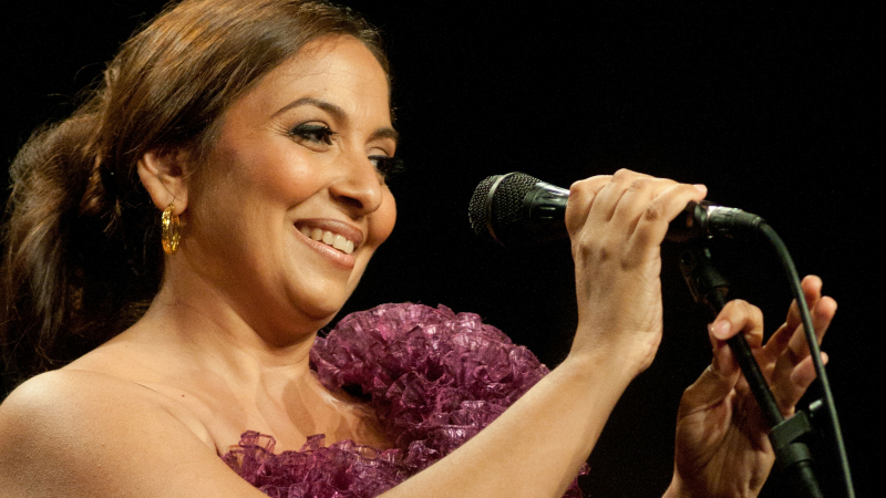 Montse Cortes à l'Astrada en avant première du festival Welcome in Tziganie