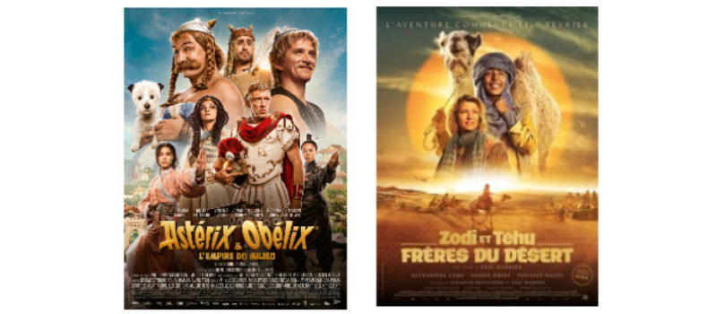 Comédie et aventure au cinéma mercredi
