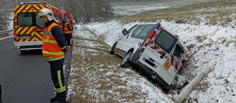Accident de minibus à Laguian Mazous.