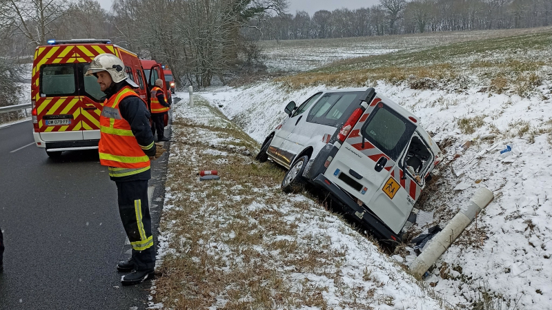 Accident de minibus à Laguian Mazous.