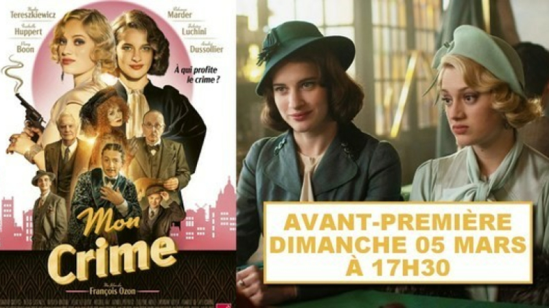 Cinéma l'Europe " Mon Crime "