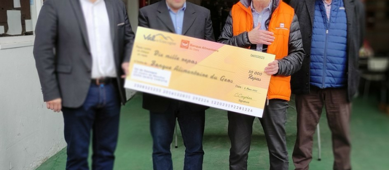 Le groupe coopératif agricole Val de Gascogne offre 10 000 repas à la Banque Alimentaire du Gers
