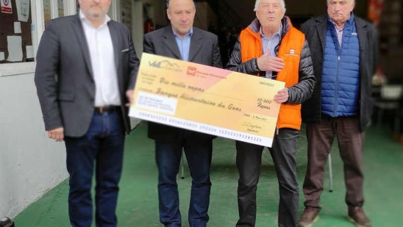 Le groupe coopératif agricole Val de Gascogne offre 10 000 repas à la Banque Alimentaire du Gers