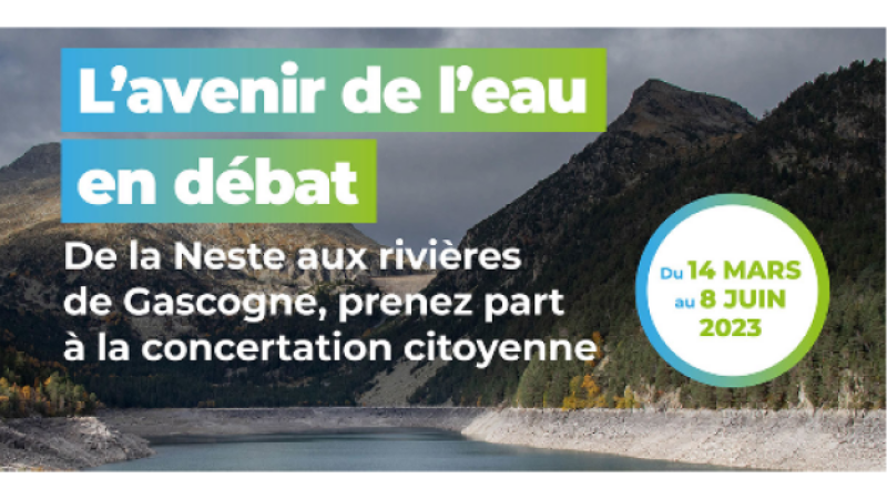 Eau: Lancement de la concertation Sage Neste et Rivieres de gascogne