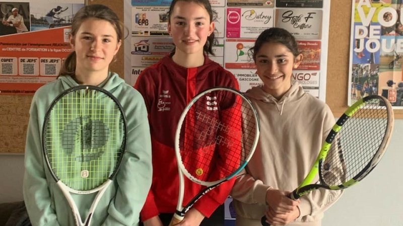 Les résultats   des jeunes du tennis sont très satisfaisants