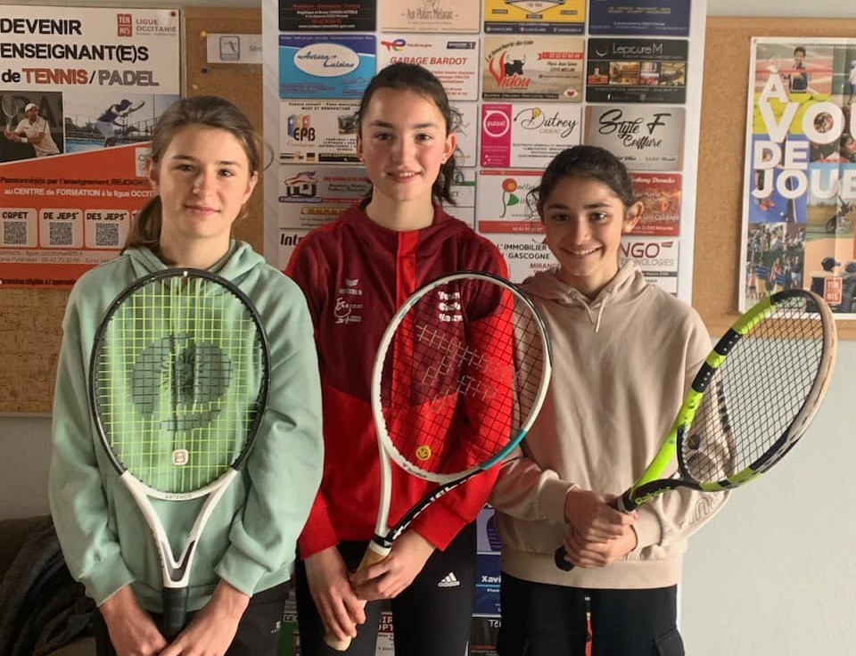 L'équipe avec Noellia, Marion et Lucie