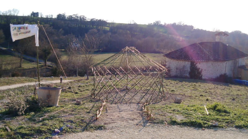 Inauguration prochaine de la yourte de La Petite Pierre !
