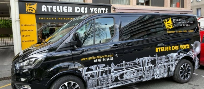 L' atelier des vents à Fleurance devant l’école de musique !