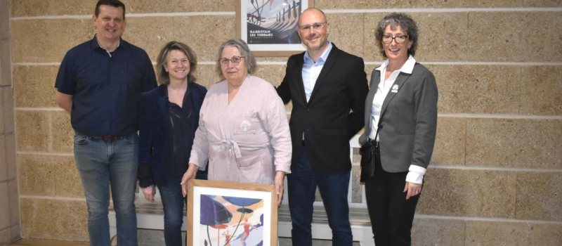 Des roses pour l'ouverture des Thermes