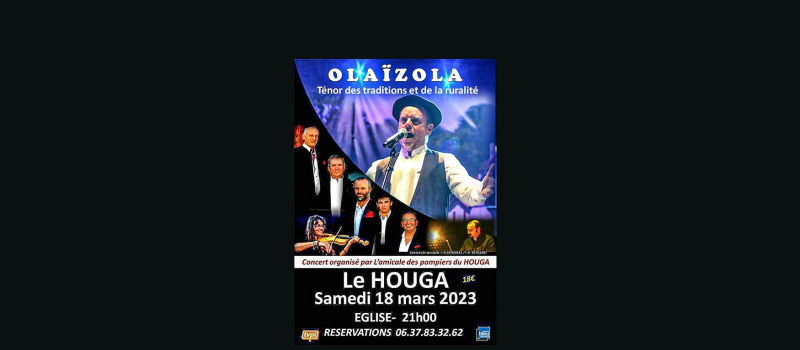 Urgent ! concert Olaïzola ce soir samedi 18 mars à l'église du Houga