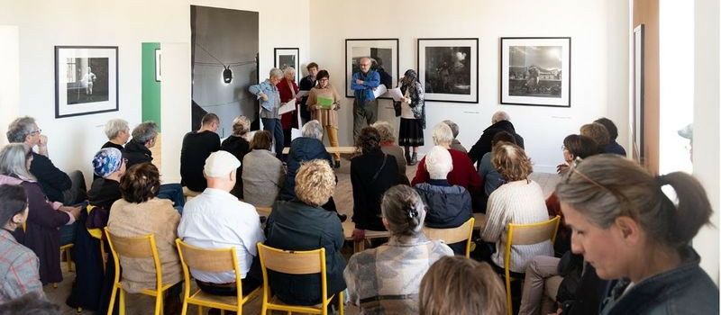 Lectures et dégustation de vins au centre d'art et de photographie de Lectoure