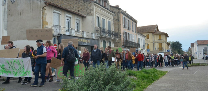 C'est une première à Riscle… 150 manifestants contre la réforme des retraites