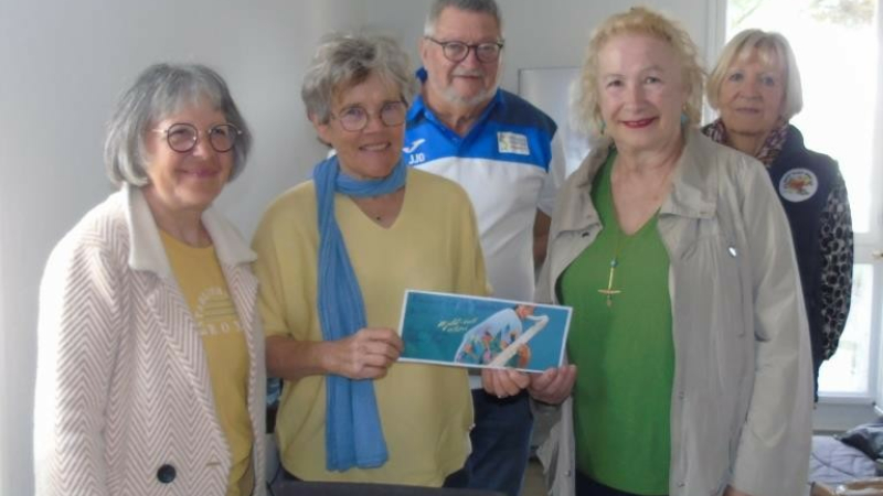 Le CRSA ( club de retraités sportifs auscitains) fête sa 700 ème adhérente