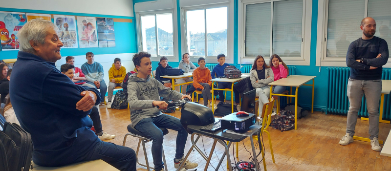 Les collégiens prêts à conduire un deux roues !