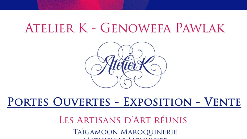 Un week-end artistique dans l'Atelier de Genowefa Pawlak à Saint-Léonard.