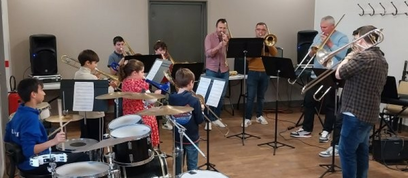 École de musique de la Lomagne Gersoise : Vif succès du 1er concert de printemps à  Lagarde-Fimarcon
