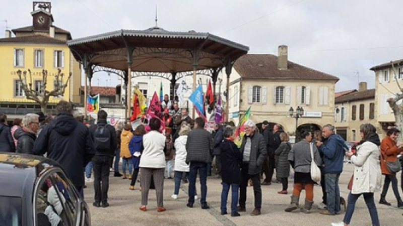 La sous préfecture de l'Astarac n'a pas échappé à la revendication