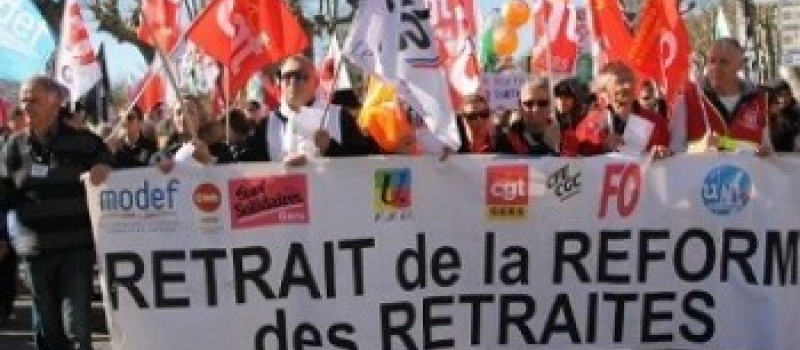 Manifestation contre la réforme des retraites