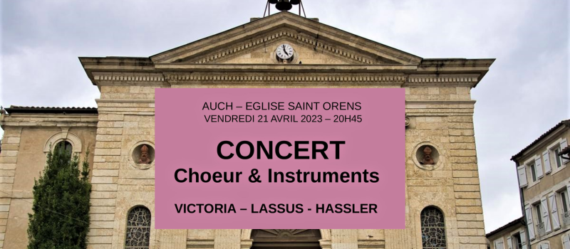 Auch 21 avril : concert à l'église St Orens