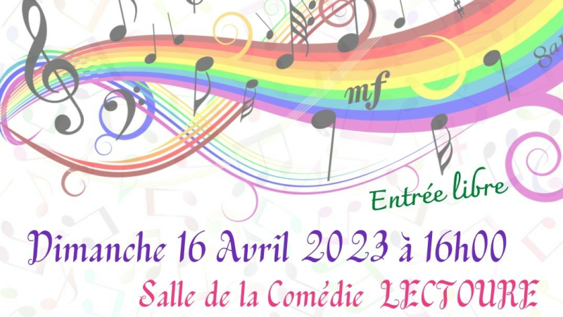 L’Harmonie Lectouroise vous invite à son prochain concert