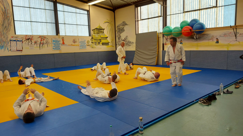 Deux maîtres du judo de retour au dojo