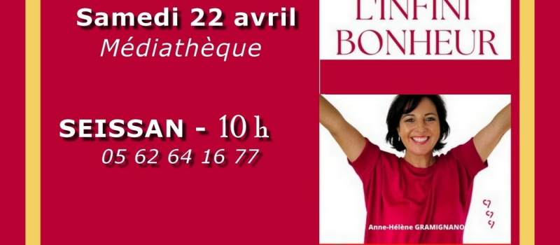 L'autrice Anne-Hélène Gramignano en dédicace à SEISSAN