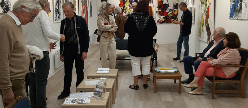 Voyage dans les couleurs par deux artistes peintres gersoises à la galerie l'Arcade....