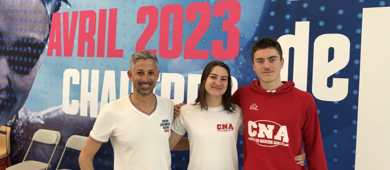 CNA : retour sur les Championnats de France Juniors à Chartres du 5 au 10 avril