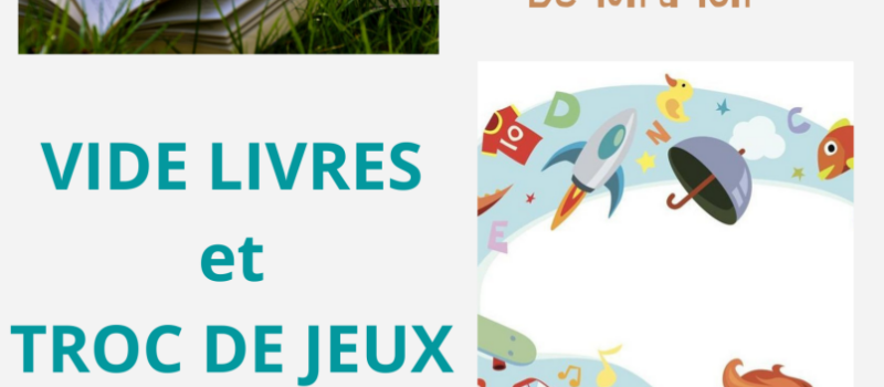 Vide-livres et troc de jeux