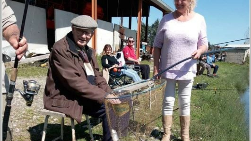 Sortie pêche des résidents de l’EHPAD