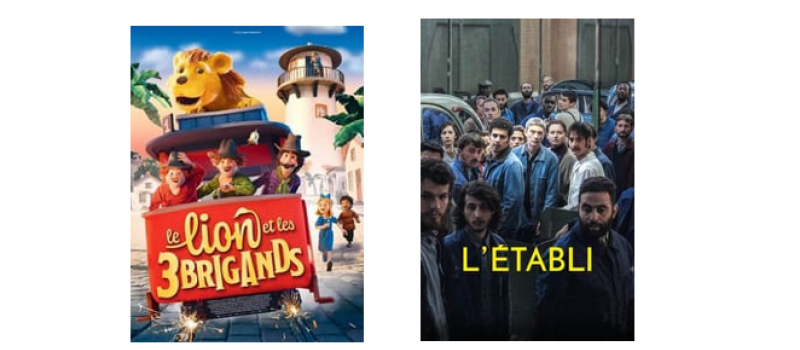 Animation et drame au cinéma mercredi