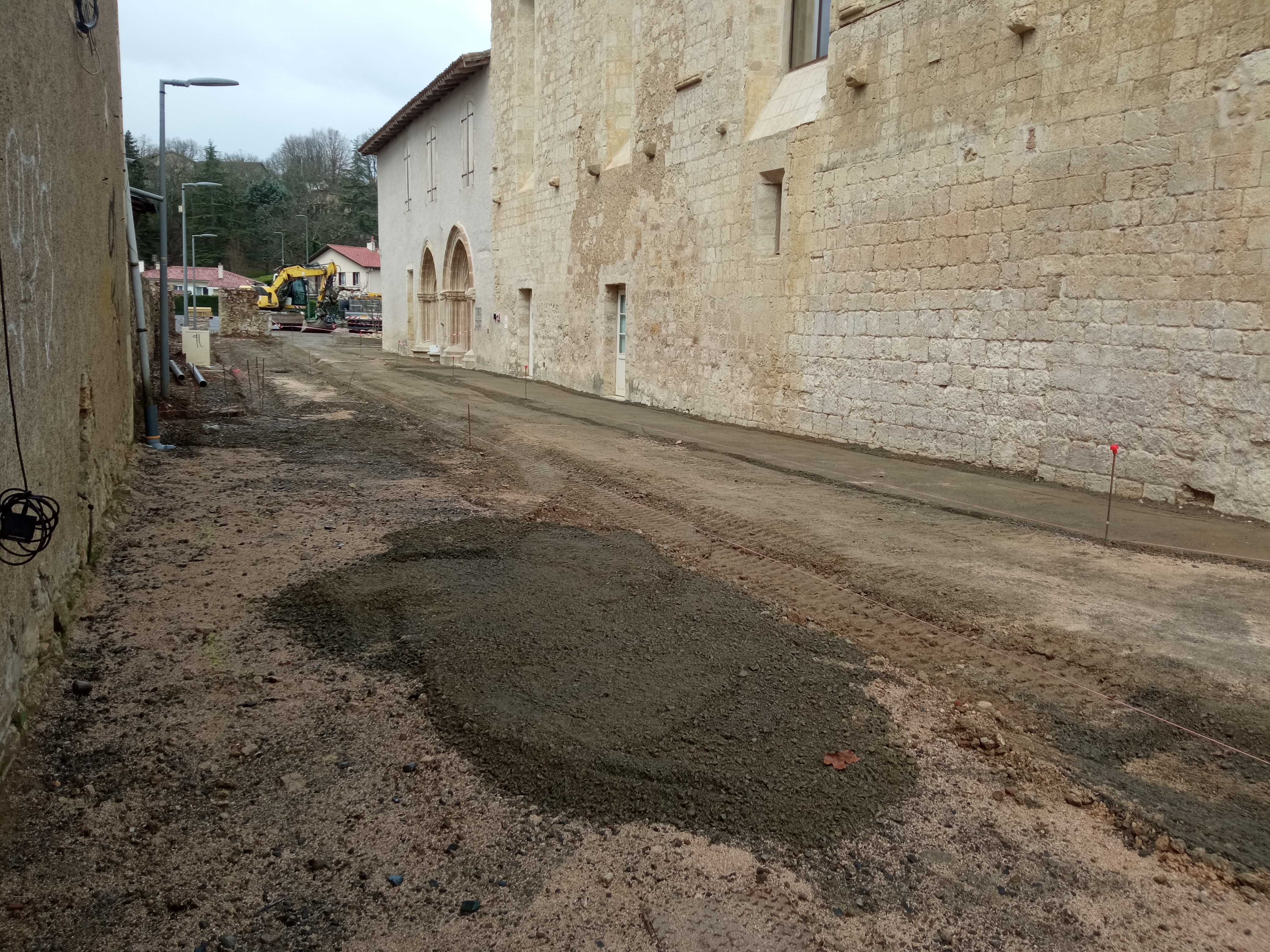 les travaux place des Carmes