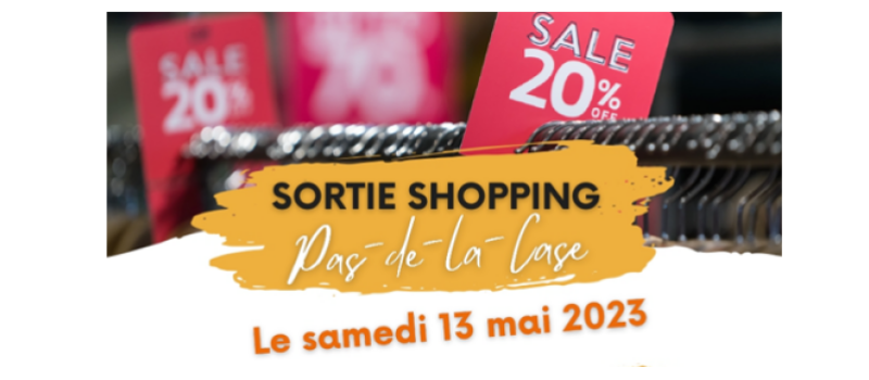 Sortie shopping organisée par l'ADMR au Pas de la Case