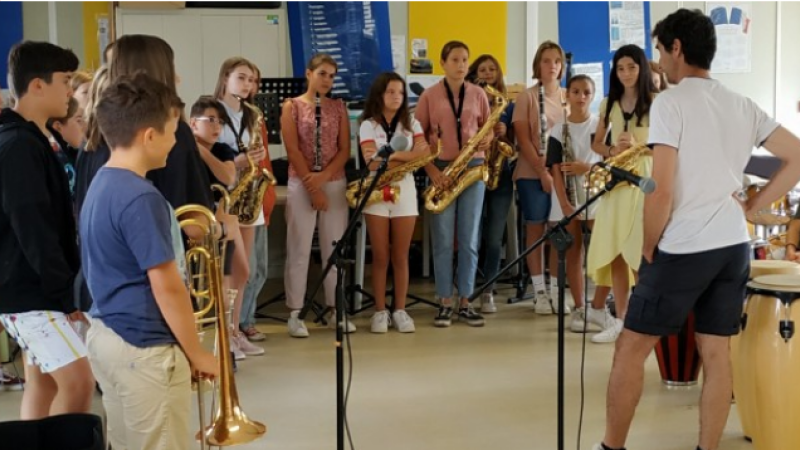 Collège de Marciac : un concert à l'Astrada en clôture d'une journée sport, défense, mémoire et musique