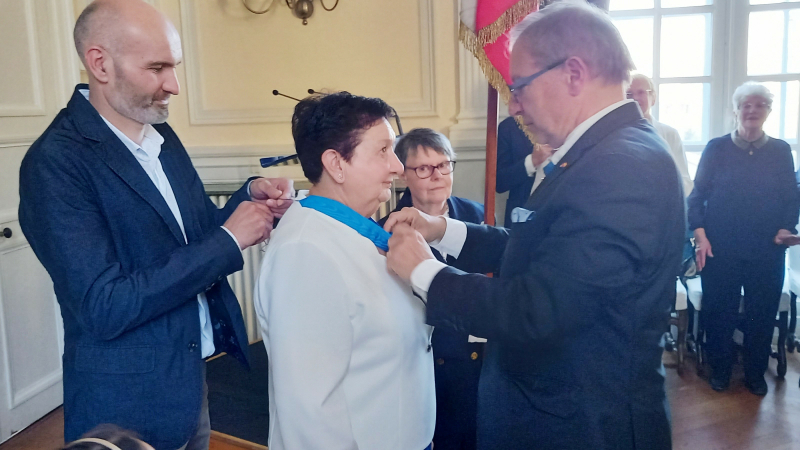 Christiane Pieters, Commandeur de l’Ordre National du Mérite