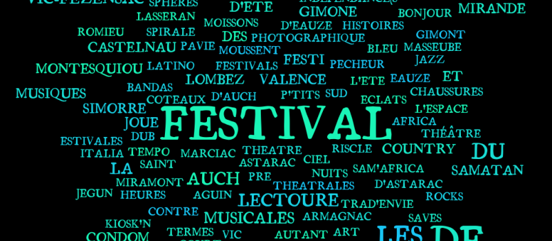 Le Gers terre de festivals
